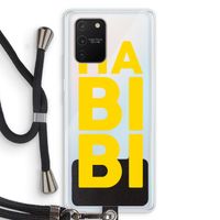 Habibi Majorelle : Samsung Galaxy S10 Lite Transparant Hoesje met koord
