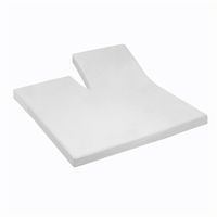 Cinderella single-split topper jersey 160x200/210 white tot 15cm - thumbnail