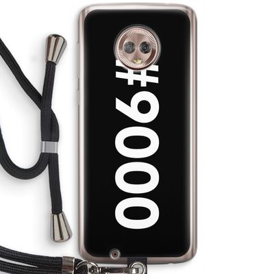 #9000: Motorola Moto G6 Transparant Hoesje met koord