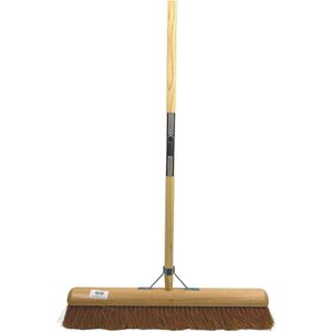 Synx Tools Coco Bezem Binnen -40 cm - Zachte bezems - Zaalveger - Bezemsteel - Besem Veger - Tuin - Schoonmaken