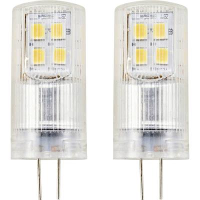 Sygonix SY-6442044 LED-lamp Energielabel F (A - G) G4 2.6 W = 28 W Warmwit (Ø x l) 15 mm x 40 mm 2 stuk(s)