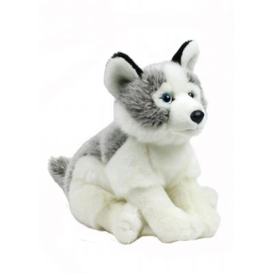 WNF Knuffel Husky - pluche - 38 cm - knuffeldier - hond WNF Knuffel Husky - pluche - 38 cm - knuffeldier - hond