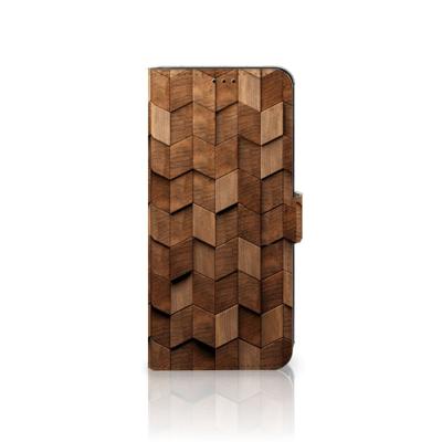 Book Style Case voor Google Pixel 7 Pro Wooden Cubes