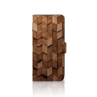 Book Style Case voor Google Pixel 7 Pro Wooden Cubes