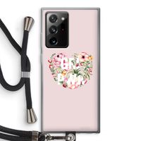 GRL PWR Flower: Samsung Galaxy Note 20 Ultra / Note 20 Ultra 5G Transparant Hoesje met koord