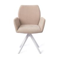 Jesper Home Misaki eetkamerstoel Sand Strand turn white