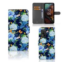 Telefoonhoesje | Met pasjeshouder | voor Nokia XR21 IJsvogel