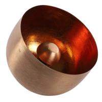 Countryfield tafellamp obion l koperkleurig 36 cm | 2 stuks