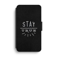 Stay true: iPhone XS Max Flip Hoesje