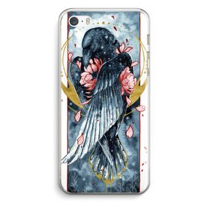 Golden Raven: iPhone 5 / 5S / SE Transparant Hoesje