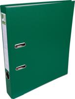 Q-CONNECT ordner, voor ft A4, uit PP en papier, met beschermrand, rug van 5 cm, groen
