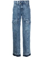 MARANT ÉTOILE jean droit à poches cargo - Bleu