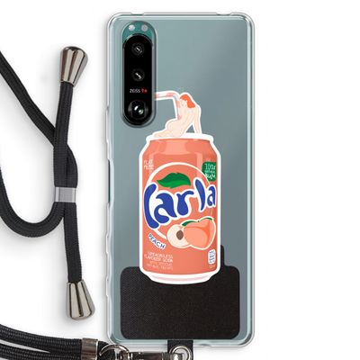 S(peach)less: Sony Xperia 5 III Transparant Hoesje met koord