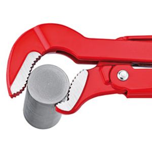 Knipex 83 30 015 pijptang Rood, Roestvrijstaal Rood 6 cm Zweedse pijptang Chroom-vanadium staal