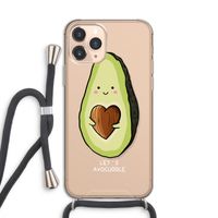 Avocuddle: iPhone 11 Pro Transparant Hoesje met koord