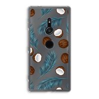 Kokosnoot roze: Sony Xperia XZ2 Transparant Hoesje Kokosnoot roze: Sony Xperia XZ2 Transparant Hoesje