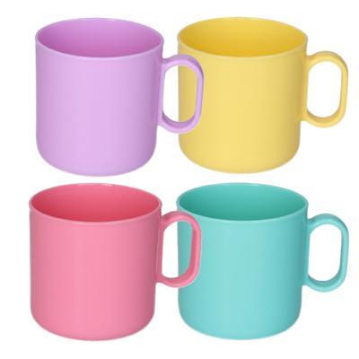 Plasticforte onbreekbare Drinkbekers - kunststof - 320 ml - 8x stuks - kinderen - mix kleuren