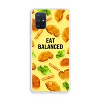 Eat Balanced: Galaxy A71 Transparant Hoesje