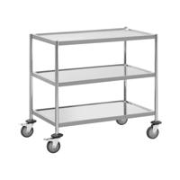 Serveerwagen - 3 planken - tot 60 kg - planken: 84.5 x 52.5 x 80 cm - Royal Catering