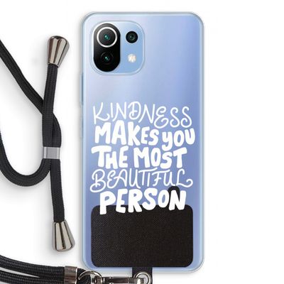 The prettiest: Xiaomi Mi 11 Lite Transparant Hoesje met koord