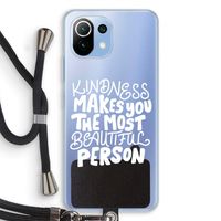 The prettiest: Xiaomi Mi 11 Lite Transparant Hoesje met koord