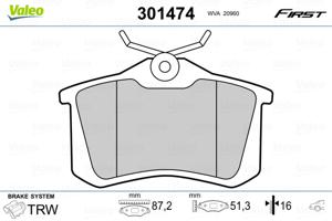 Valeo Remblokset 301474