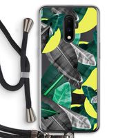 Fantasie jungle: OnePlus 7 Transparant Hoesje met koord