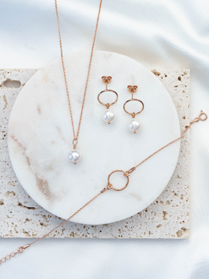 Perlenbräute Toni Sieradenset