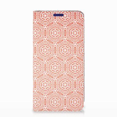 Samsung Galaxy S10e | Hoesje met Magneet | Pattern Orange