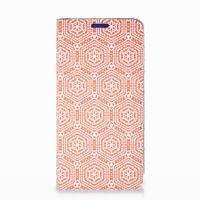 Samsung Galaxy S10e | Hoesje met Magneet | Pattern Orange
