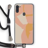 Bikini body: Samsung Galaxy A11 Transparant Hoesje met koord