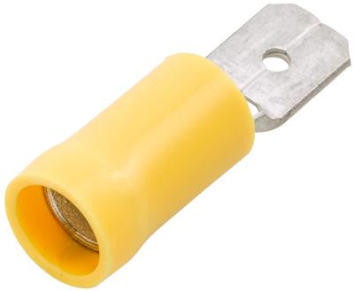 HELLA Fl.plug 4.0-6.0 50st yellow 6.3 x 0.8mm