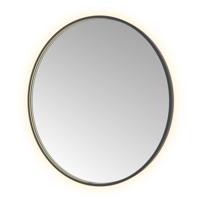 Hotbath &More Mirrors Round LED Badkamerspiegel - Rond - 100 cm - Geborsteld Zwart Pvd