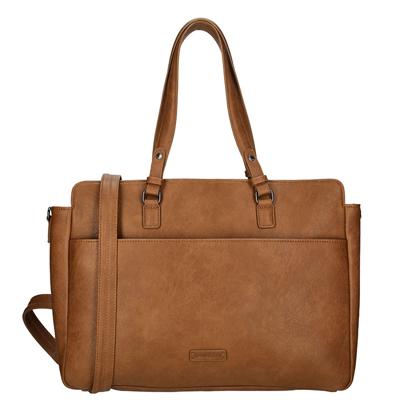 Enrico Benetti Dames Laptoptas 15&apos;&apos; Lily Cognac