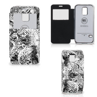 Telefoonhoesje met Naam Samsung Galaxy S5 Mini Skulls Angel - thumbnail