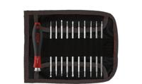 Wiha Set precisieschroevendraaiers | 11-delig | sleuf / PH / TX / 6-kant | 1 stuk - 27820 - 27820