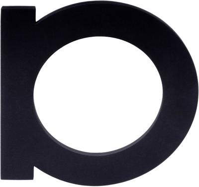 Formani Square LSQHN150 huisletter - mat zwart