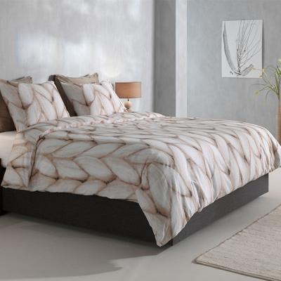 Dekbedovertrek Katoen Flanel - Merino - Lits-Jumeaux XL (260x200 Cm) - Wit Flanel - Patroon - Zo!Home - Dekbed-Discounter.nl