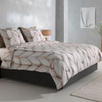 Dekbedovertrek Katoen Flanel - Merino - Lits-Jumeaux XL (260x200 Cm) - Wit Flanel - Patroon - Zo!Home - Dekbed-Discounter.nl