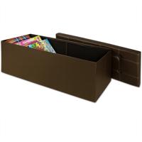 Monzana Zitbank - 114cm - met - opslagruimte - in - Bruin