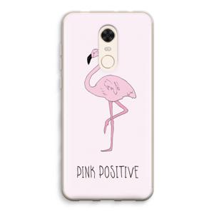 Pink positive: Xiaomi Redmi 5 Transparant Hoesje