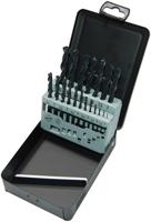 Milwaukee Accessoires set hss-r metaalboren in metalen cassette (19-delig) - 4932352468