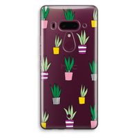 Sanseveria: HTC U12+ Transparant Hoesje