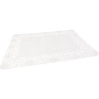 Taartrand | papier | 40x30cm | rechthoekig | wit | 1000 stuks