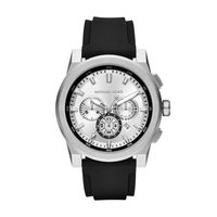 Horlogeband Michael Kors MK8596 Silicoon Zwart 24mm - thumbnail