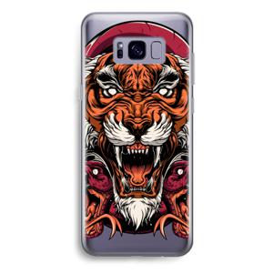 Tiger and Rattlesnakes: Samsung Galaxy S8 Plus Transparant Hoesje