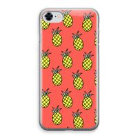 Ananas: iPhone 8 Transparant Hoesje