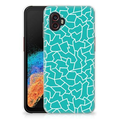 Samsung Galaxy Xcover 6 Pro | Hoesje maken | Cracks Blue