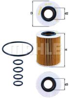 Oliefilter MAHLE, Diameter (mm)72,8mm, u.a. für Opel, Vauxhall, Chevrolet