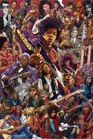 Legendary Guitarists Poster 61x91.5cm